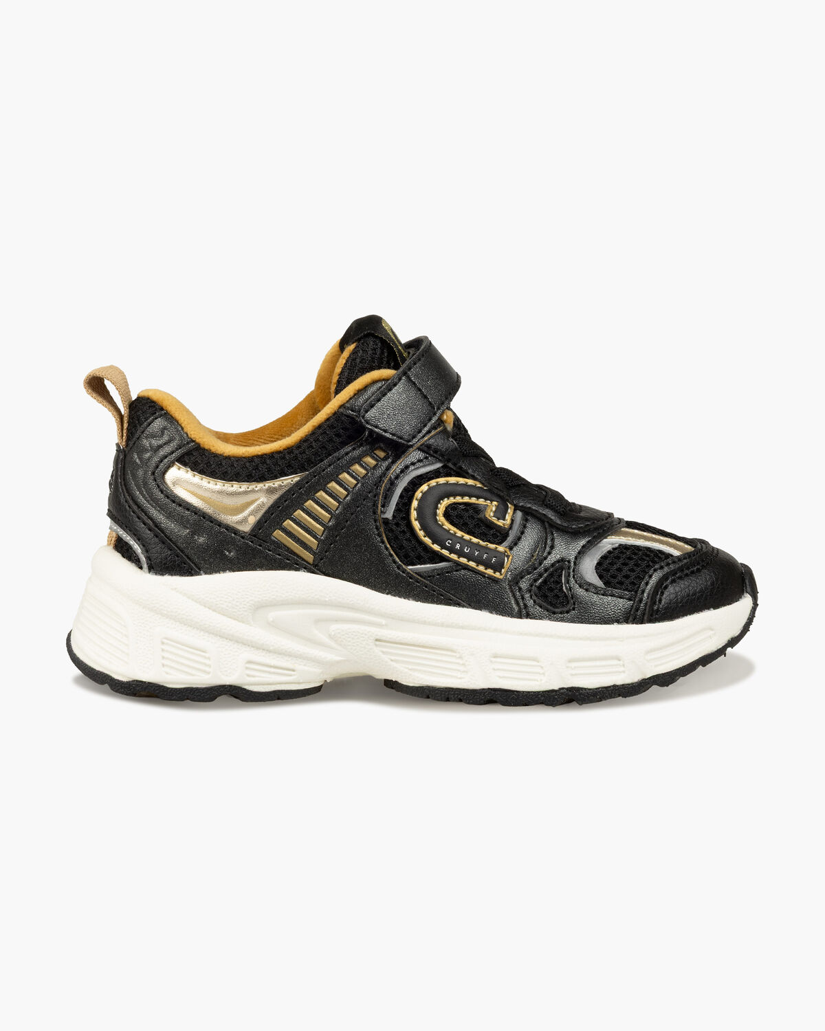 Marti Velcro, Black/Gold, hi-res